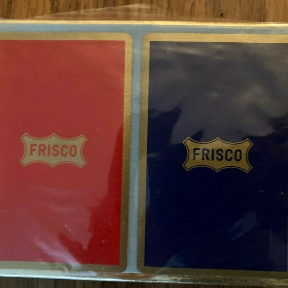 Vintage Two Decks Frisco Congress Playing Cards in Original